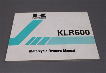Kawasaki KLR 600 owner manual